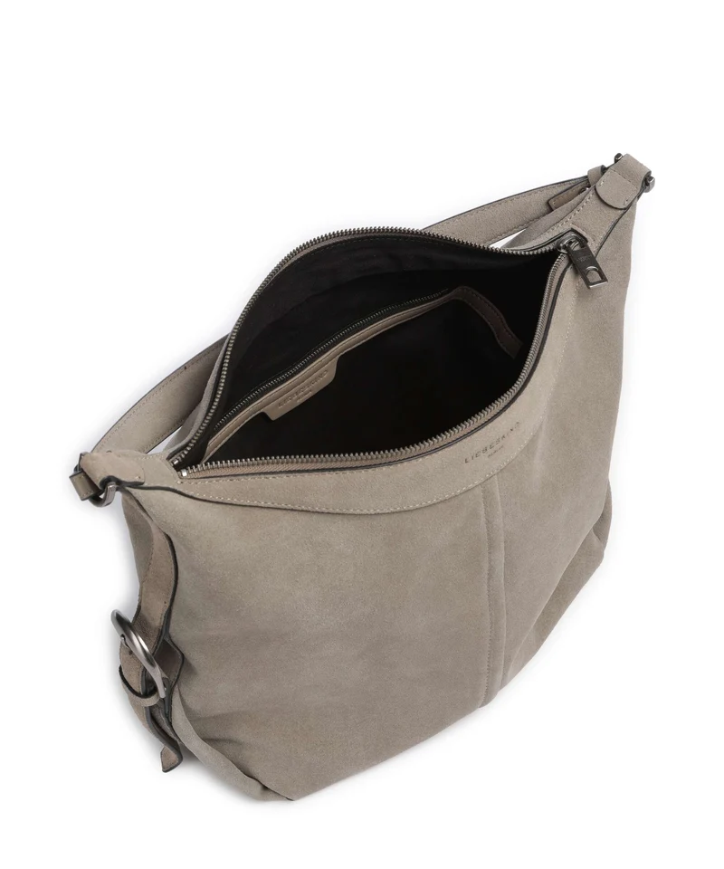 Liebeskind Paris II Hydro Suede M Bolso de hobo neutral grey