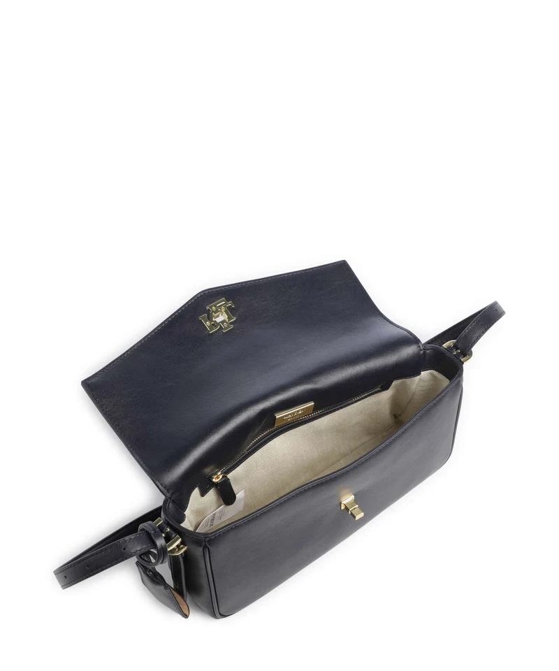 Lauren Ralph Lauren Farrah Medium Bolso de hombro lauren navy