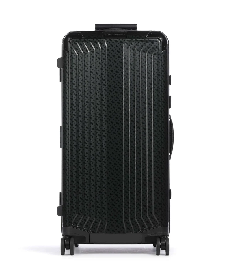 Samsonite Lite-Box Alu Boss Edition Maleta con 4 ruedas graphite monogram