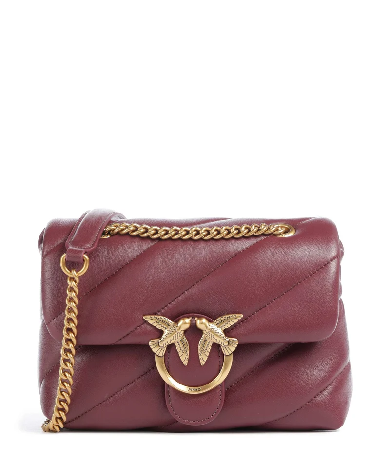 Pinko Love Puff Mini Bolso de hombro ribes intenso/antique gold