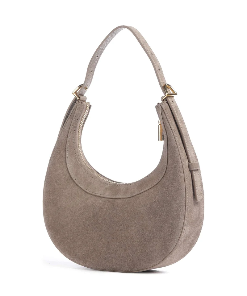 Coccinelle Whisper Suede Bolso de hombro warm taupe