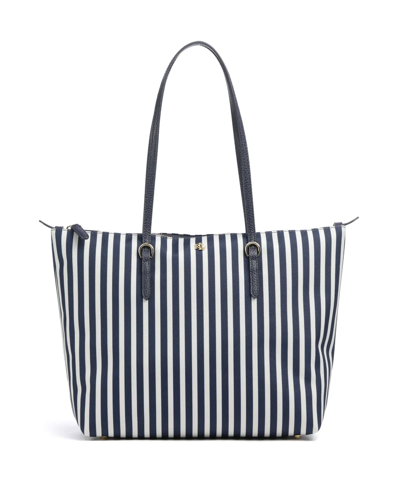 Lauren Ralph Lauren Keaton 26 Bolsa shopping skinny stripe/refined navy