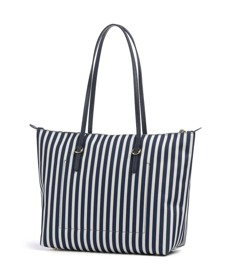 Lauren Ralph Lauren Keaton 26 Bolsa shopping skinny stripe/refined navy
