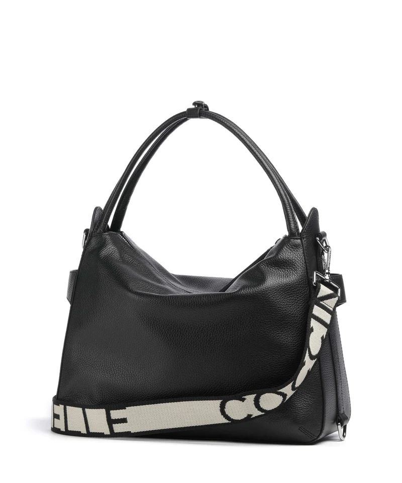 Coccinelle Gretel Ribbon Bolso de hobo noir