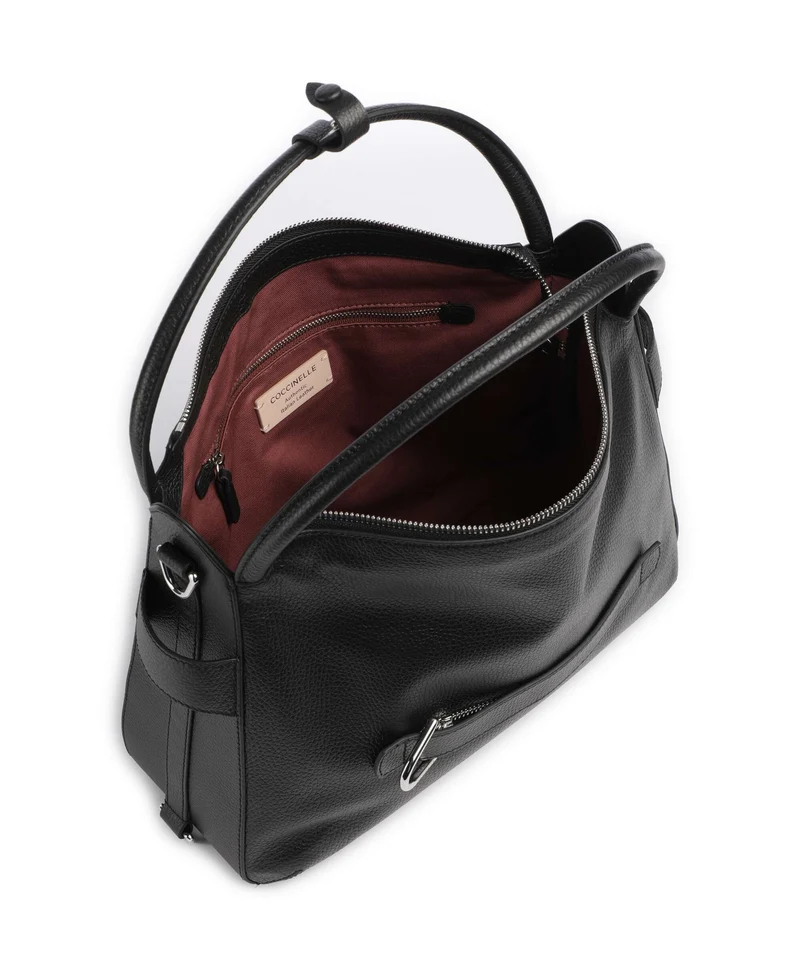 Coccinelle Gretel Ribbon Bolso de hobo noir