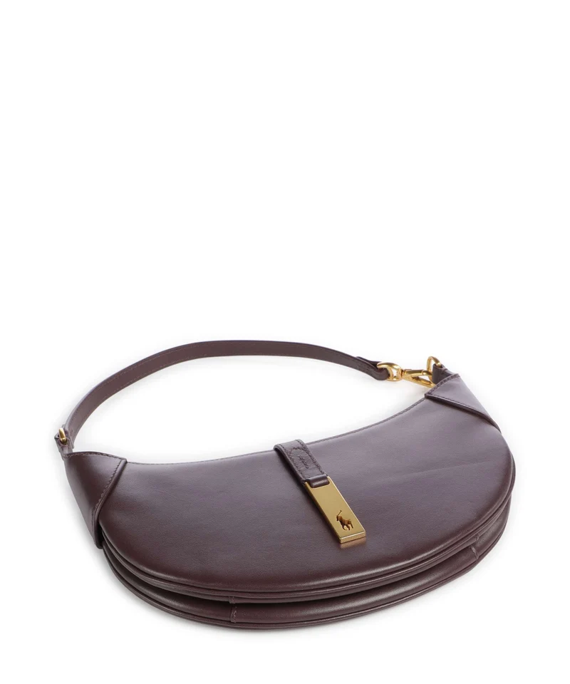 Polo Ralph Lauren ID Collection Small Bolso de hombro midnight merlot