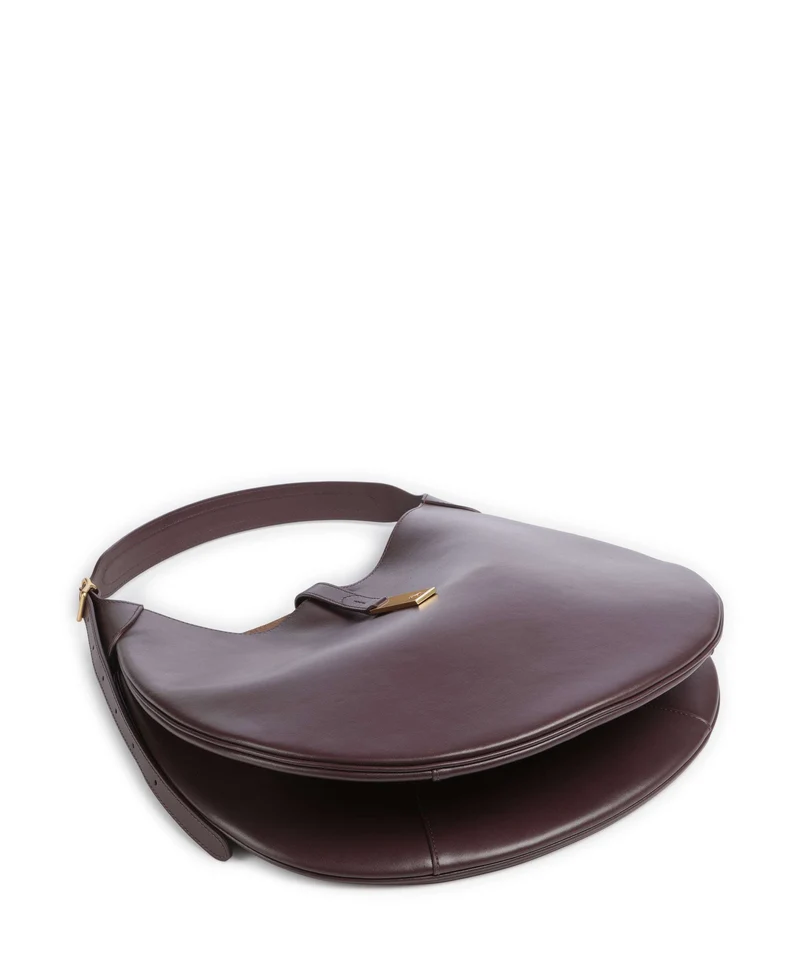 Polo Ralph Lauren ID Collection Medium Bolso de hobo midnight merlot