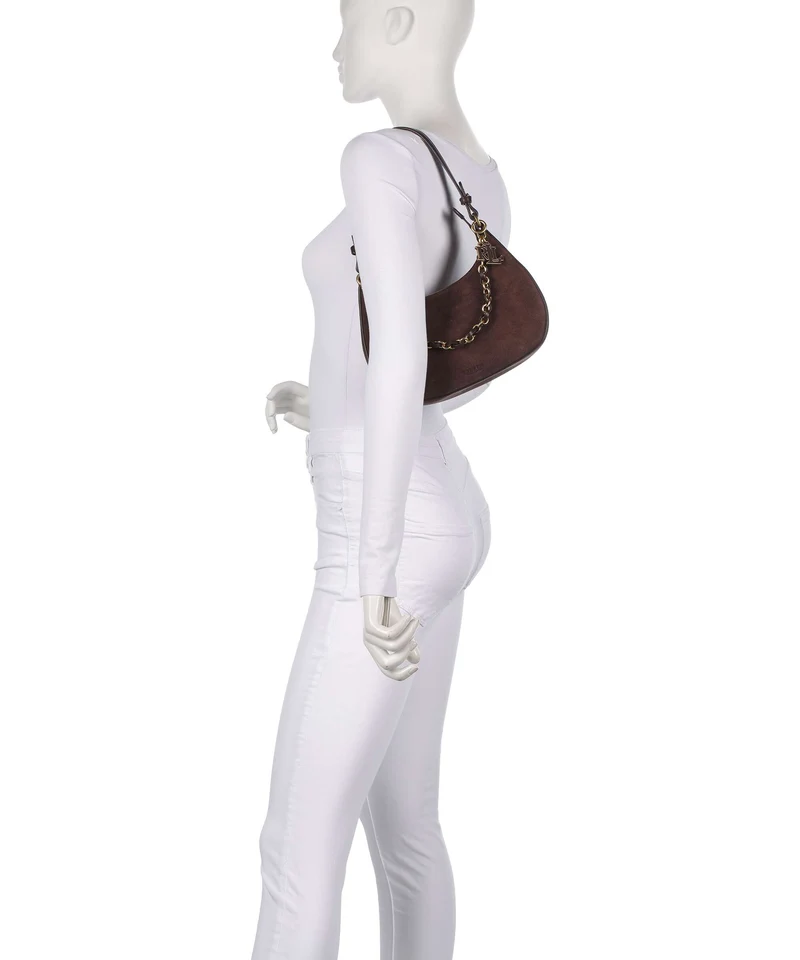 Lauren Ralph Lauren Marcy Medium Bolso de hombro chestnut brown