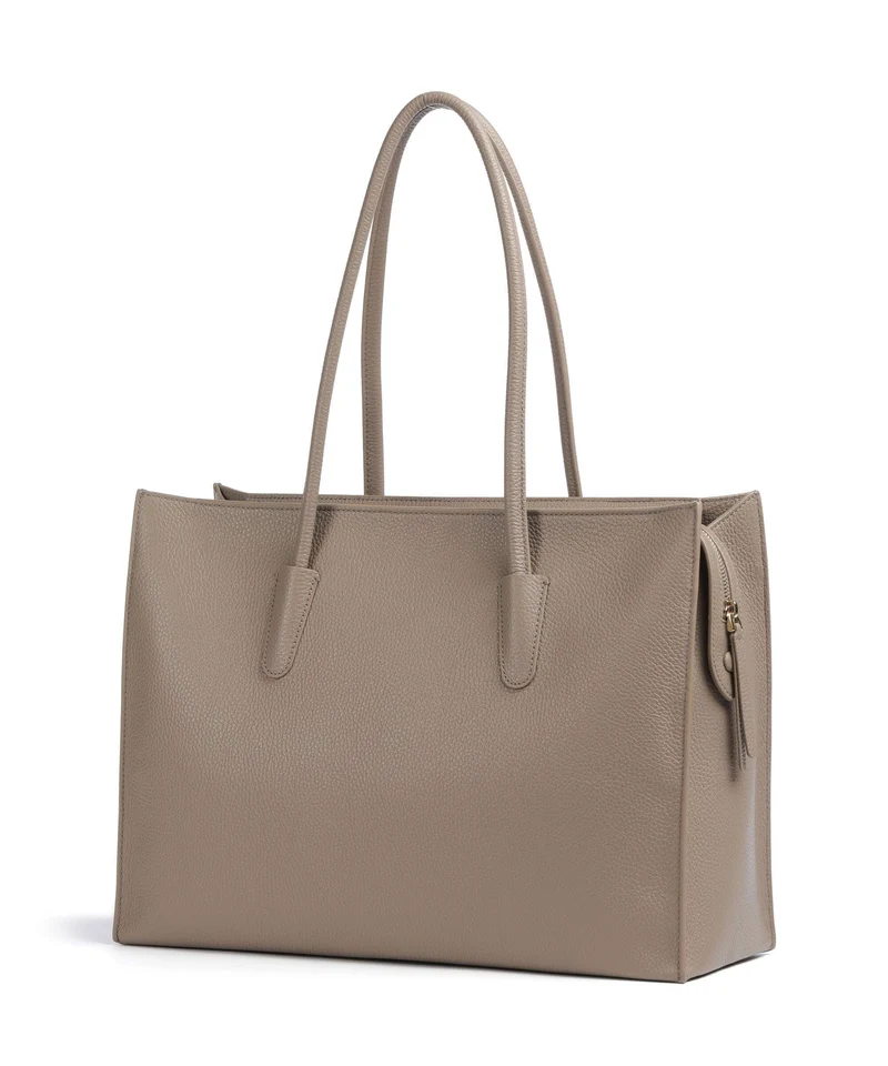 Coccinelle Myrtha Bolsa shopping warm taupe