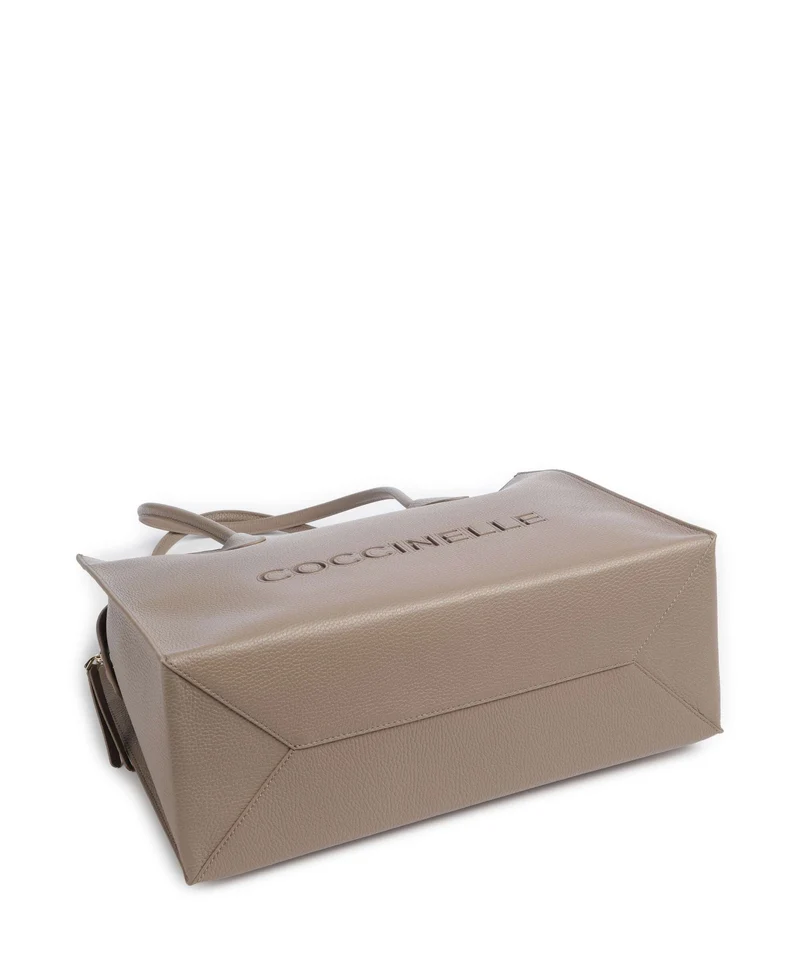 Coccinelle Myrtha Bolsa shopping warm taupe