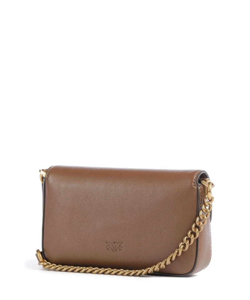 Pinko Love One Baby Slouchy Bandolera marrone cognac/antique gold