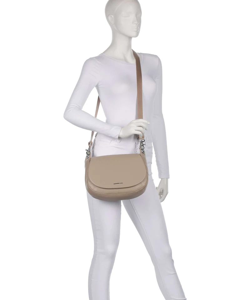 Mandarina Duck Mellow Leather Bolso de hombro warm taupe