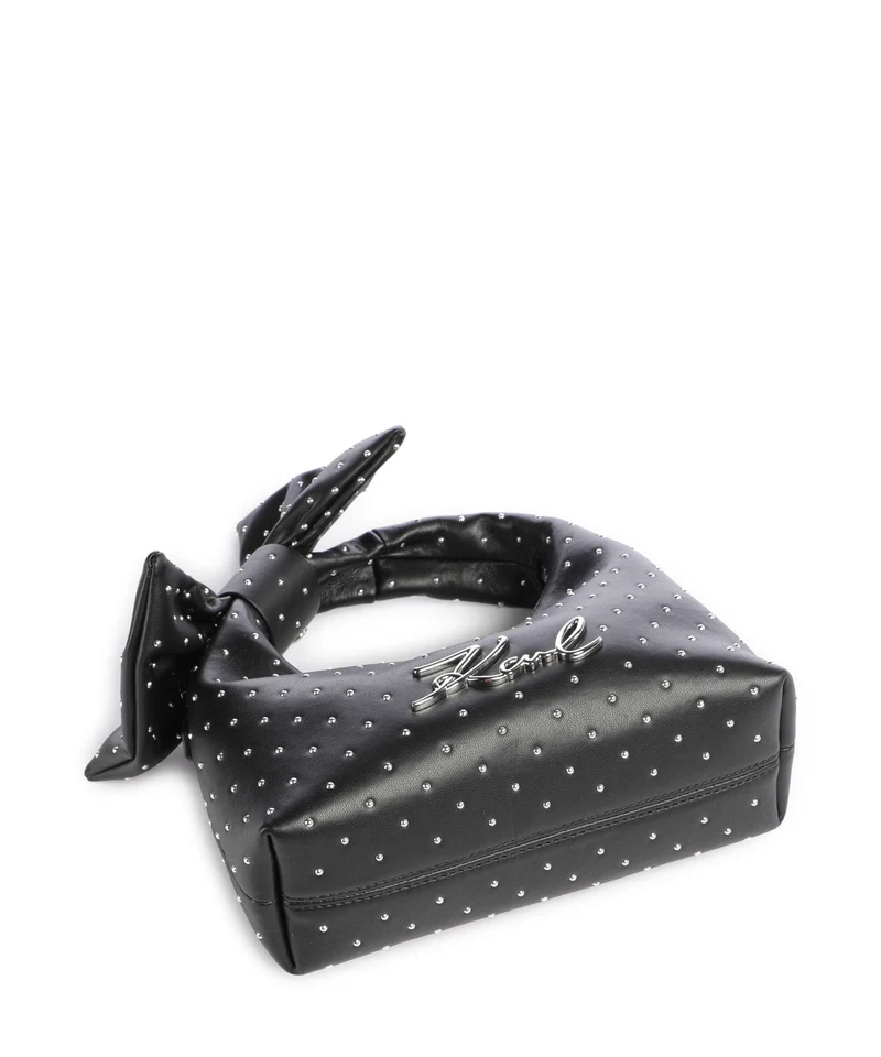 Karl Lagerfeld K/Soiree Mini Bow Bolso de mano black embellishment