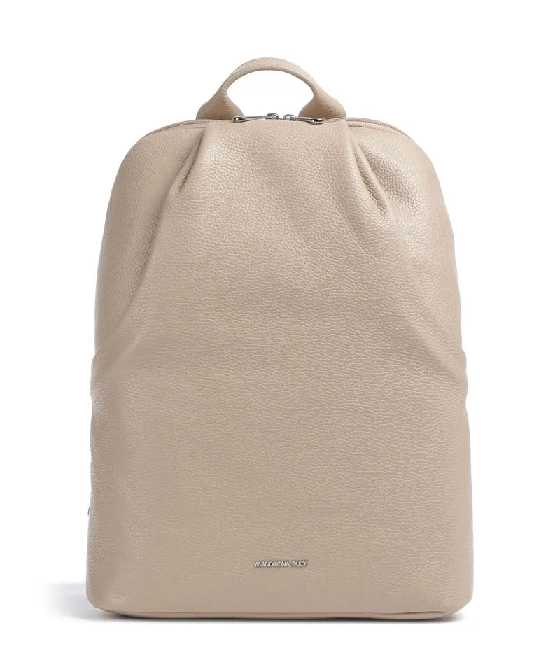 Mandarina Duck Mellow Leather Mochila warm taupe