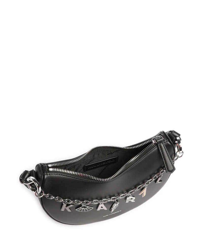 Karl Lagerfeld K/Autograph Small Bandolera black embellishment