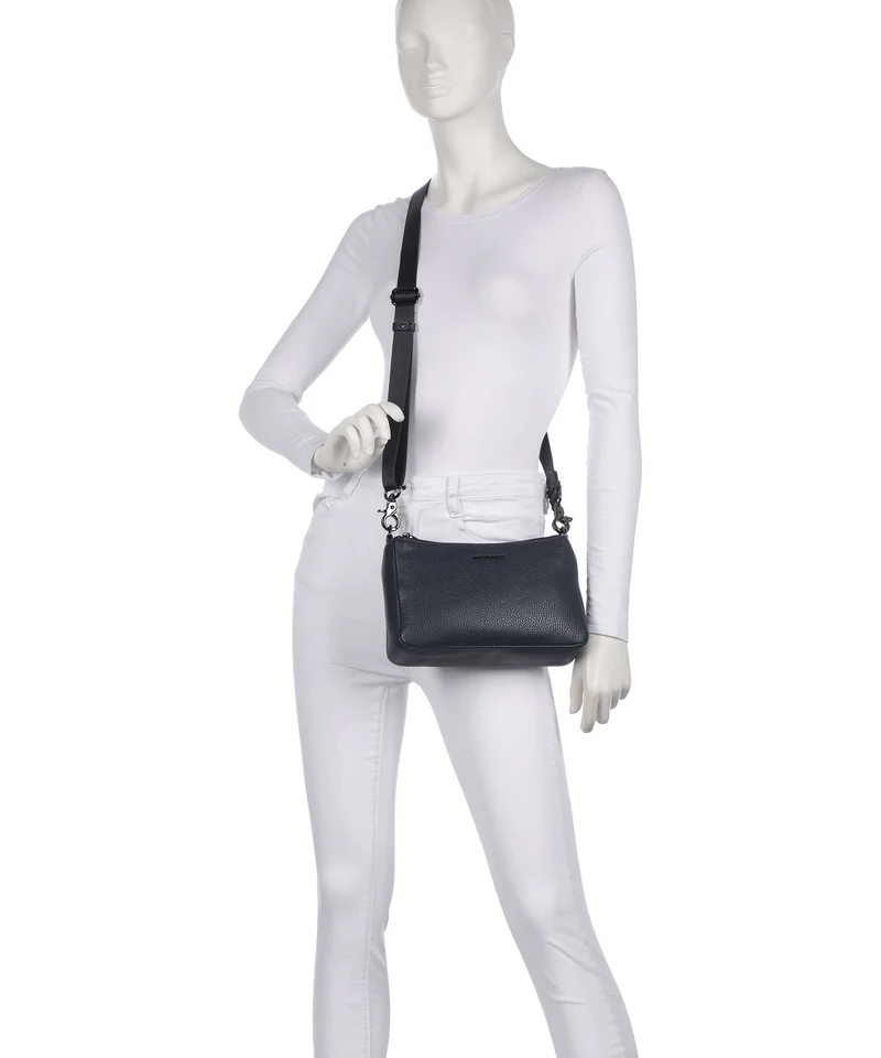 Mandarina Duck Mellow Leather Bandolera dress blue