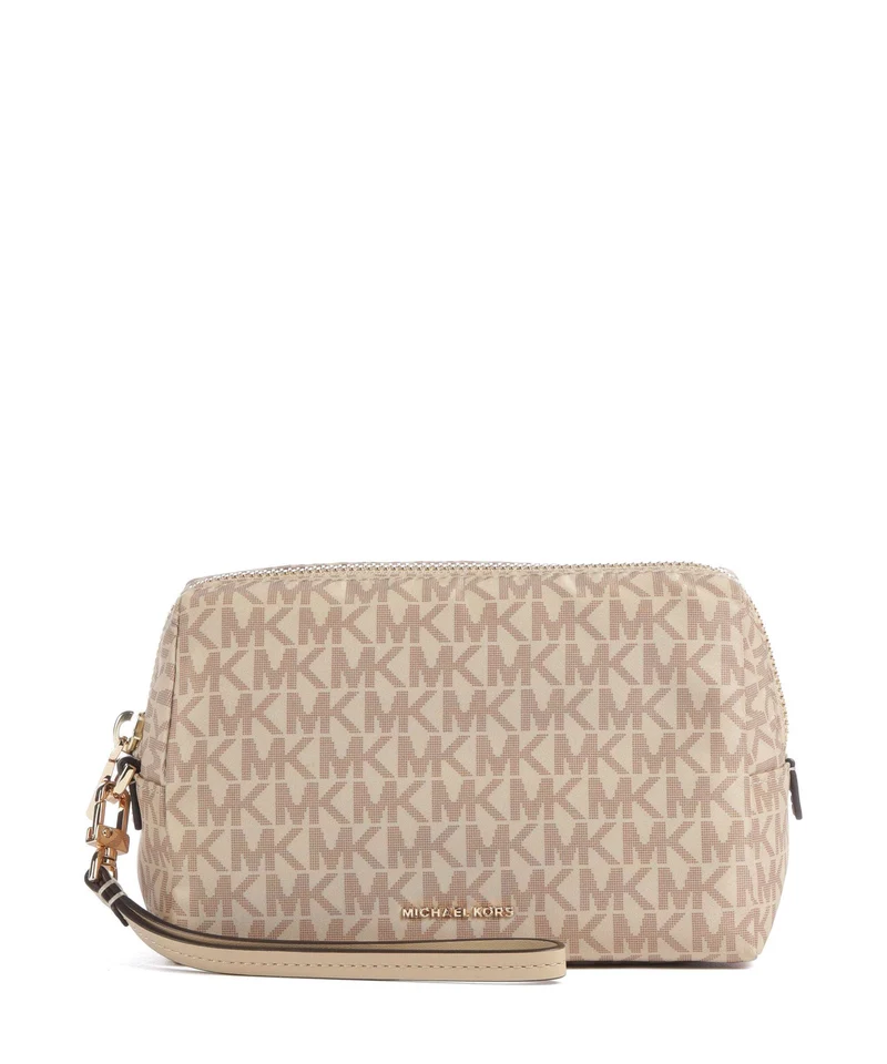 Michael Kors Zadie Small Bolso de cosméticos khaki