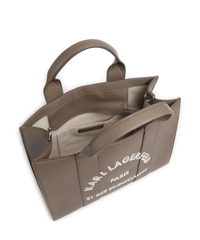 Karl Lagerfeld K/Rue St Guillaume Medium Bolso de mano dark taupe