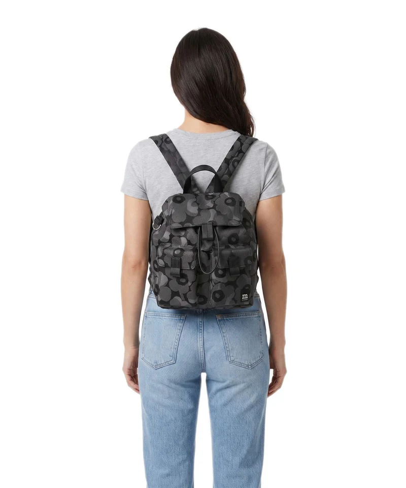 Marimekko Wear All Day M Unikko Mochila grey/dark grey