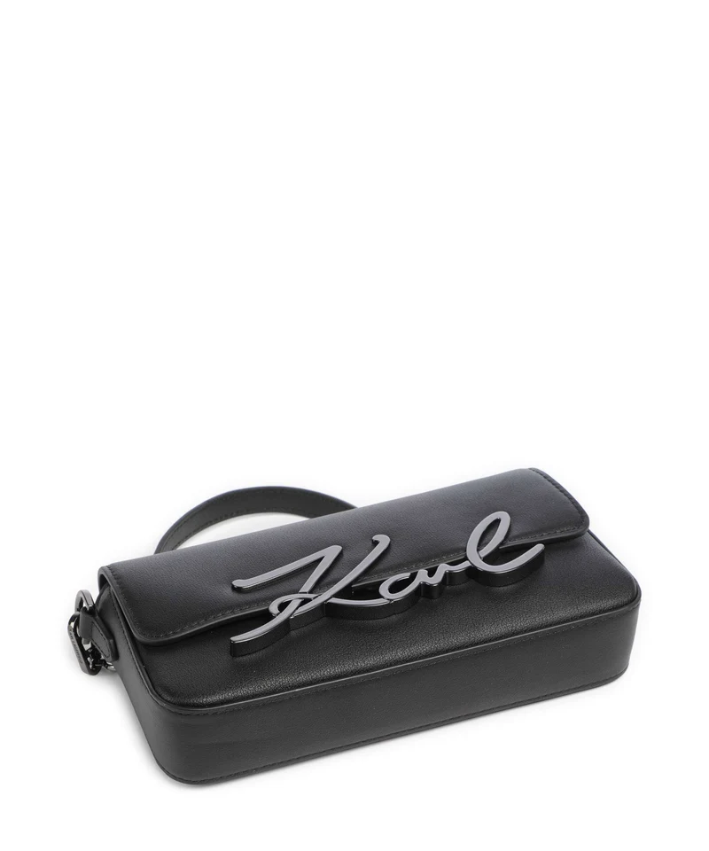 Karl Lagerfeld K/Signature 2.0 Small Bolso de hombro black/gunmetal