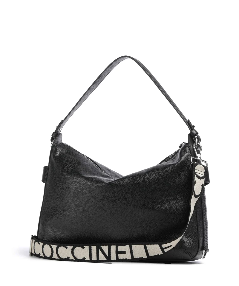 Coccinelle Gretel Ribbon Bolso de hobo noir