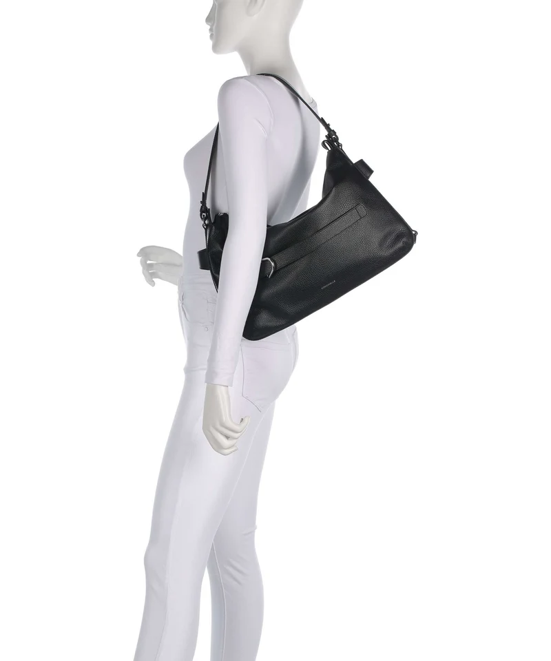 Coccinelle Gretel Ribbon Bolso de hobo noir