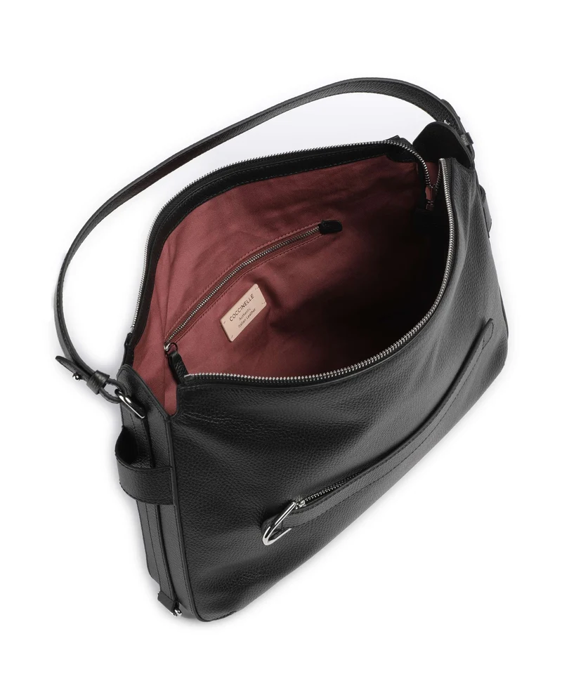 Coccinelle Gretel Ribbon Bolso de hobo noir