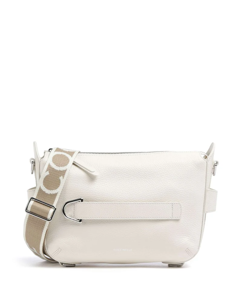 Coccinelle Gretel Ribbon Bandolera pearl