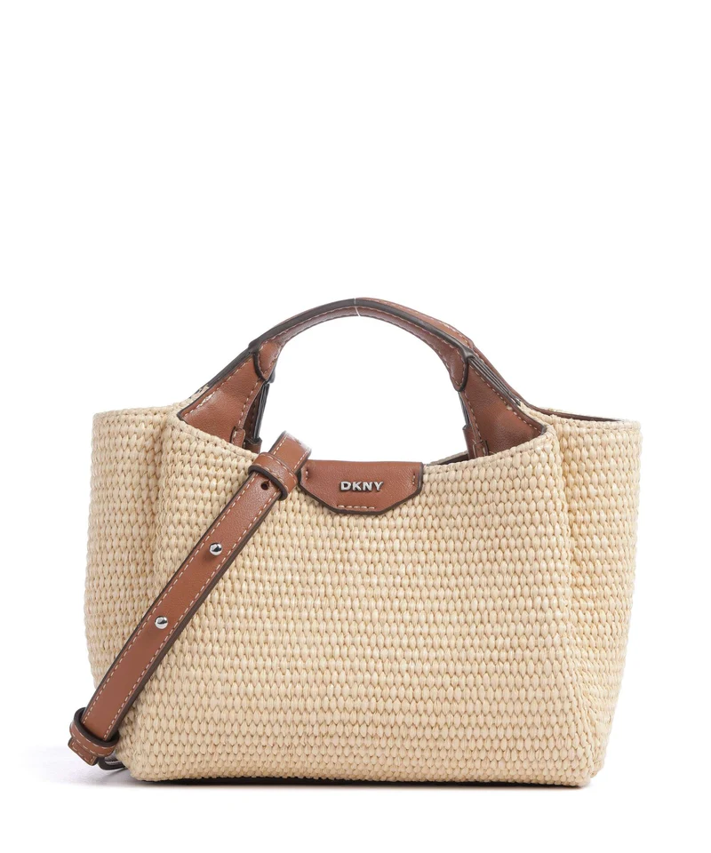 DKNY Willa Bolso de mano natural/saddle