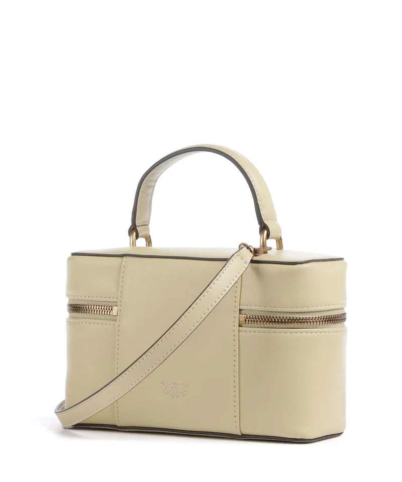 Pinko Vanity Mini Bandolera giallo vaniglia/antique gold