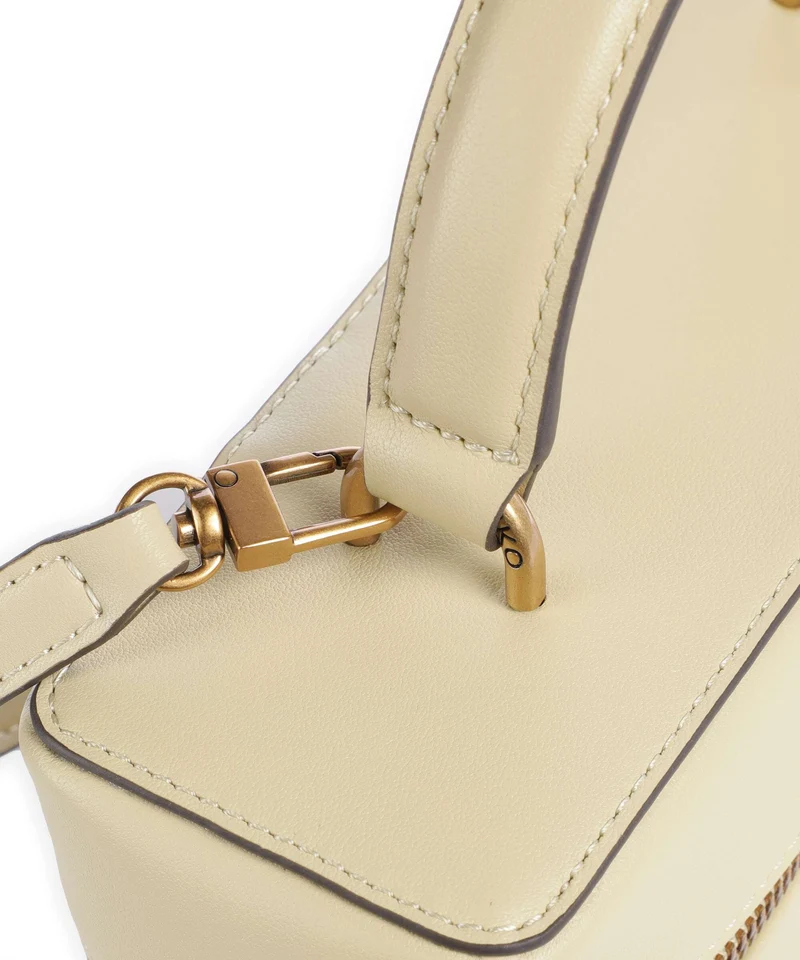 Pinko Vanity Mini Bandolera giallo vaniglia/antique gold
