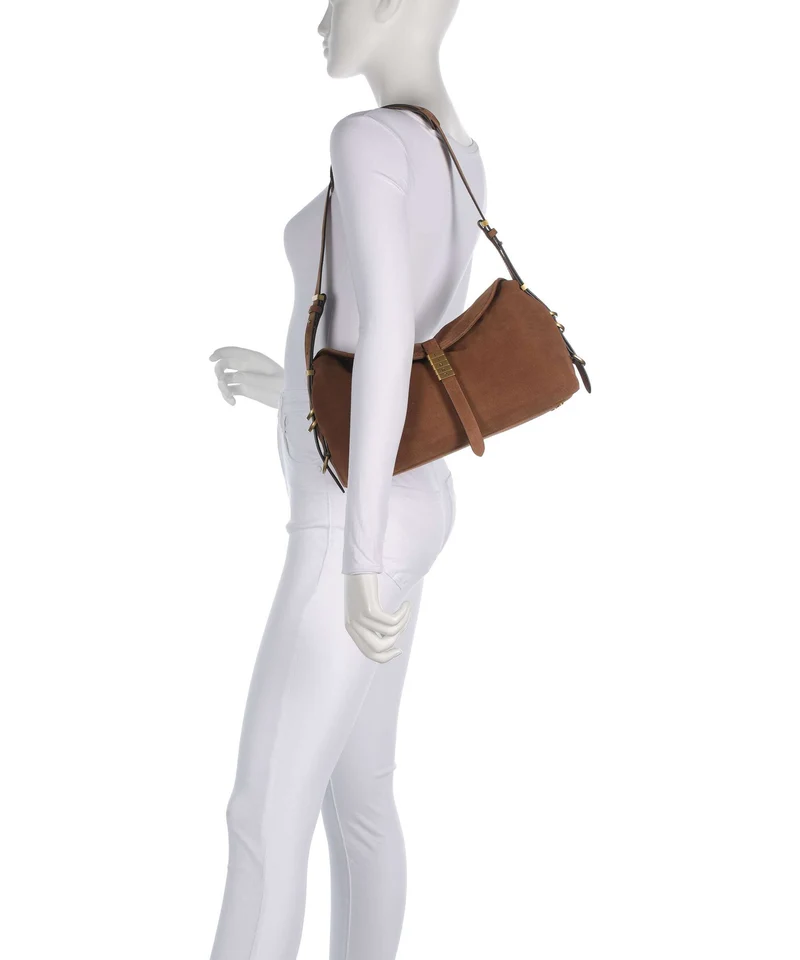 Pinko Saddle Classic Bolso de hobo marrone/leone/antique gold