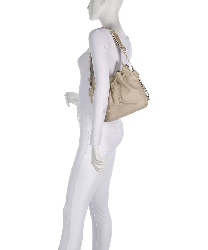 Coccinelle Gretel Ribbon Bucket bolso de mano sandshell