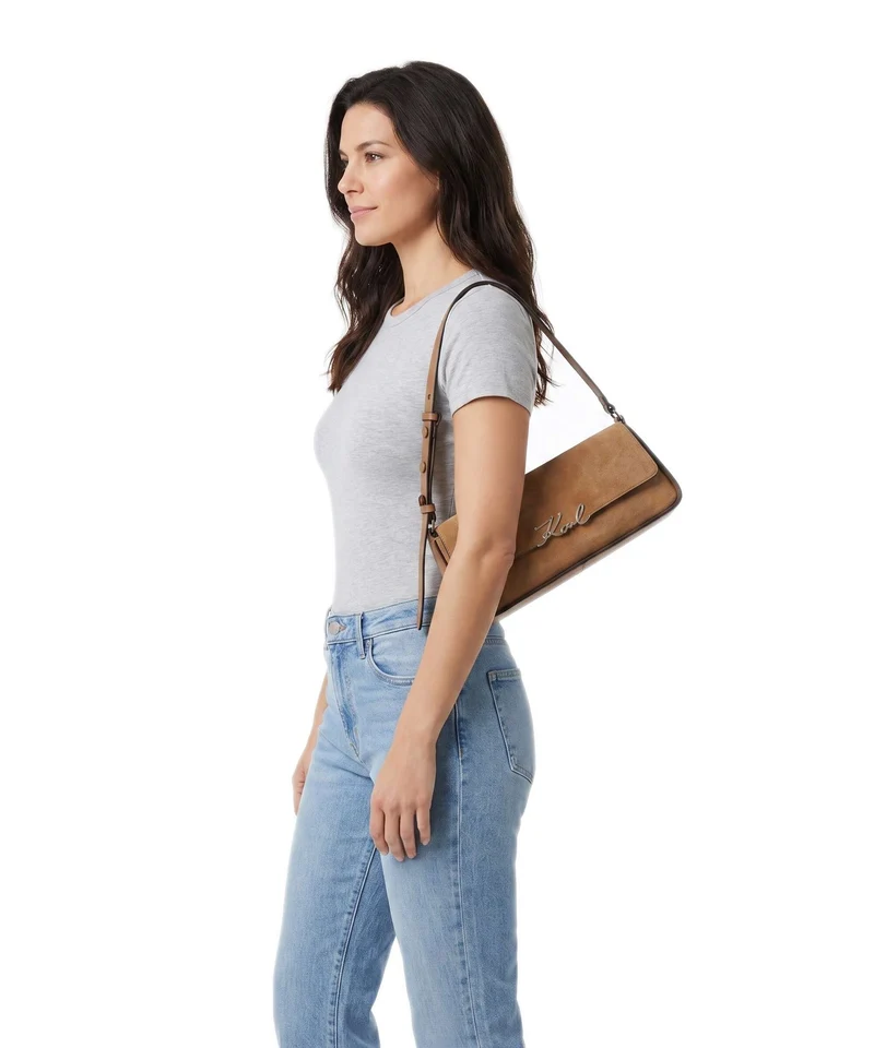 Karl Lagerfeld K/Signature Bolso de hombro caramel