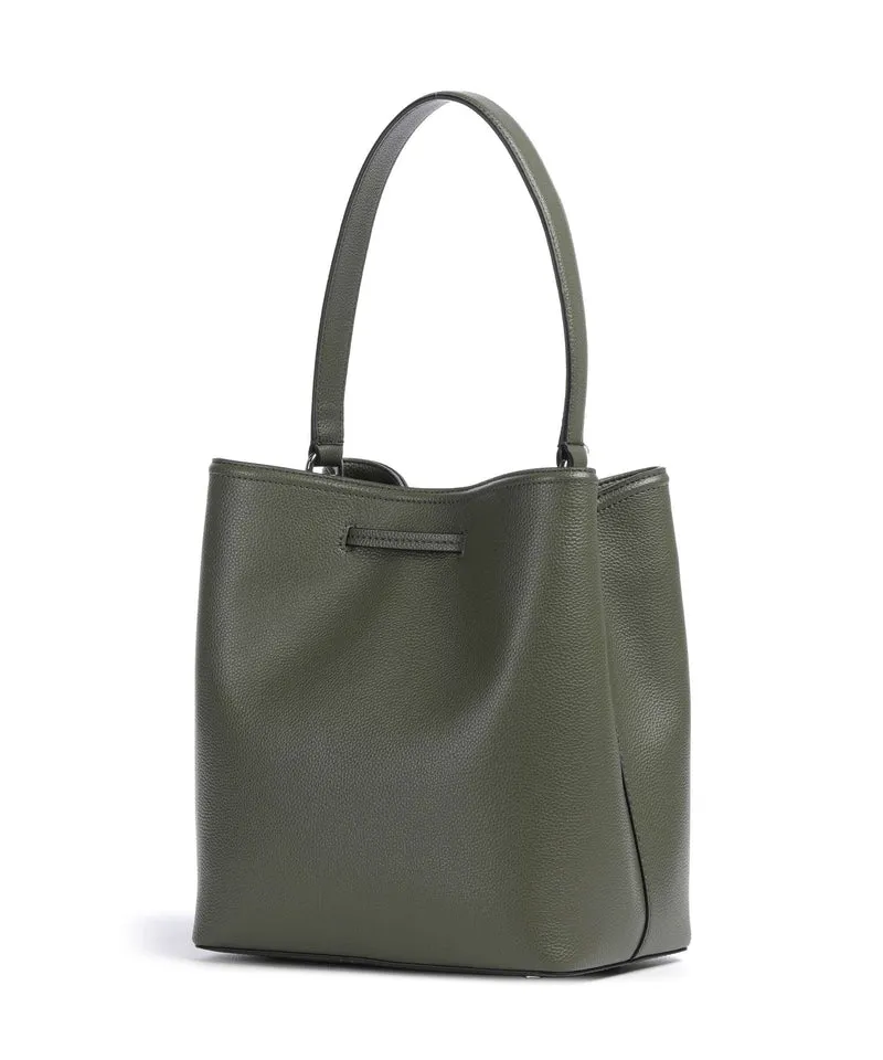 BOSS Anett Bucket bolso de mano dark green