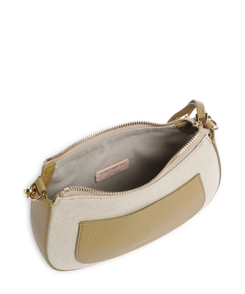 Coccinelle C-Easy Canvas Bandolera natural/seagrass