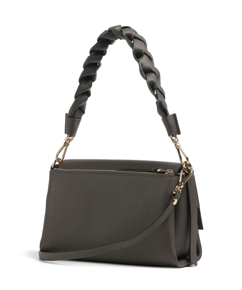 Coccinelle Boheme Grana Double Bolso de hombro fango/honey