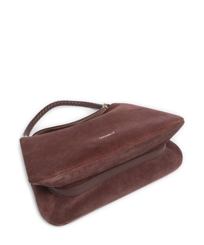 Coccinelle Tiggy Suede Bolso de mano berry