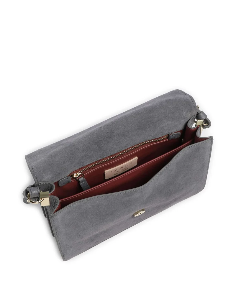 Coccinelle C-Me Softy Suede Bolso de hombro stove