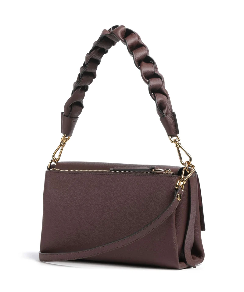 Coccinelle Boheme Grana Double Bolso de hombro berry/winter rose