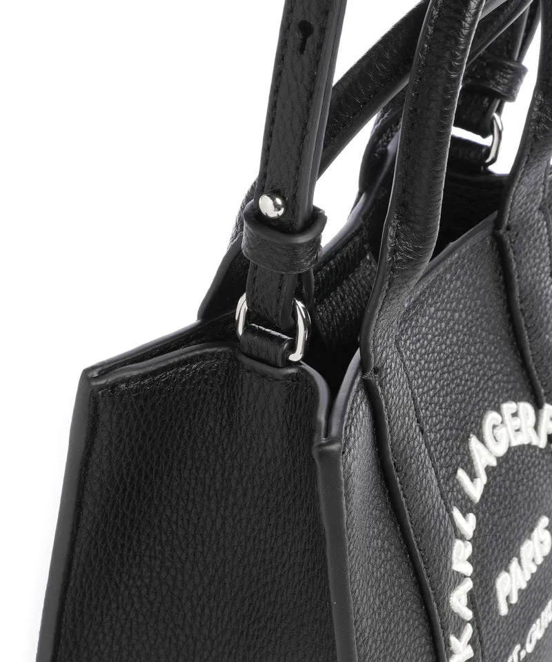 Karl Lagerfeld K/Rue St Guillaume Mini Bolso de mano white/black