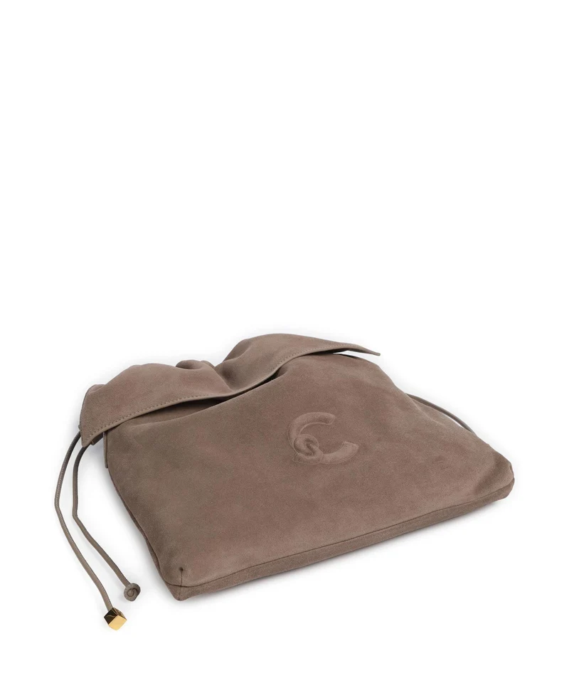 Coccinelle Lidia Suede Bolso de hobo warm taupe