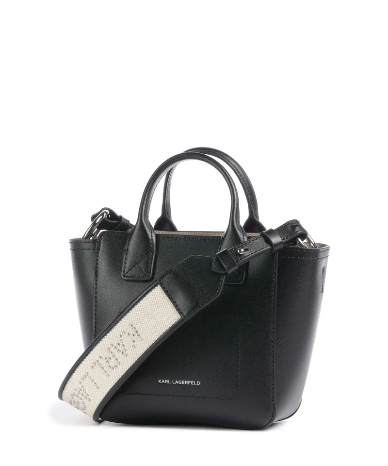 Karl Lagerfeld K/Daily Mini Bolso de mano black nickel