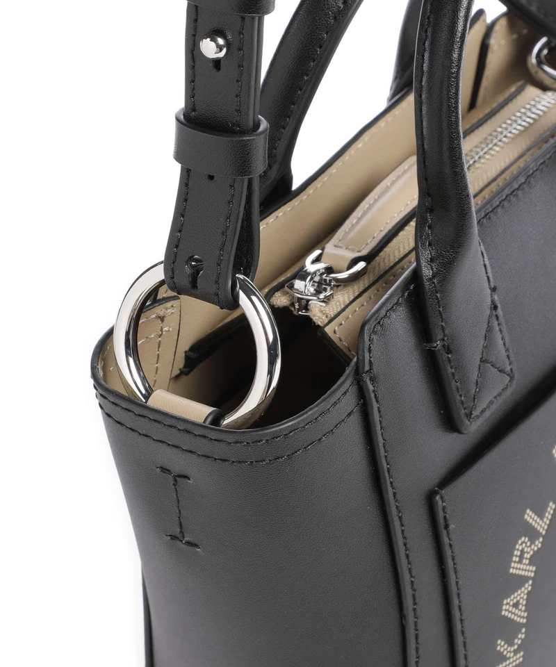 Karl Lagerfeld K/Daily Mini Bolso de mano black nickel