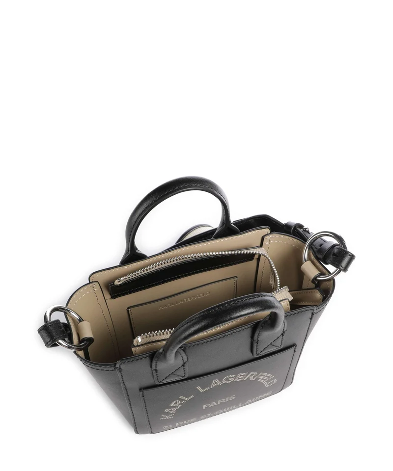 Karl Lagerfeld K/Daily Mini Bolso de mano black nickel