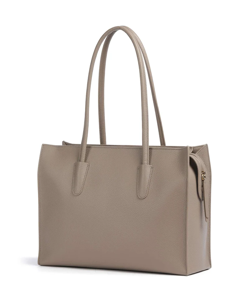 Coccinelle Myrtha Bolsa shopping warm taupe