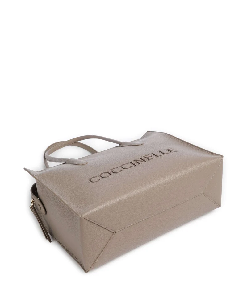 Coccinelle Myrtha Bolsa shopping warm taupe