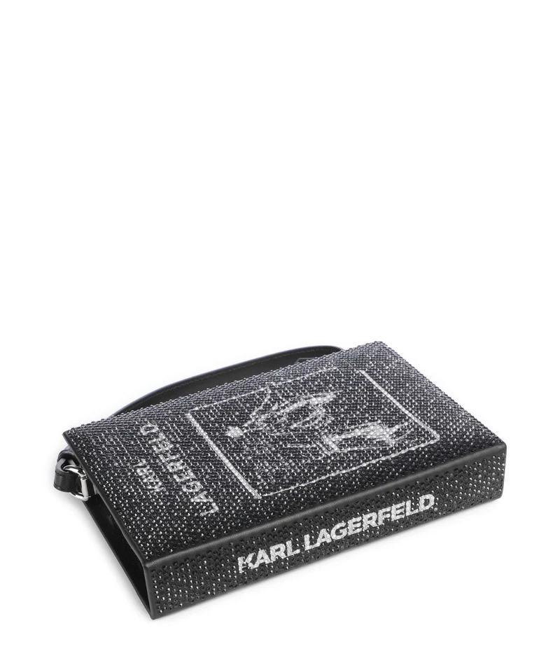Karl Lagerfeld K/Soiree Book Bolso de hombro black embellishment
