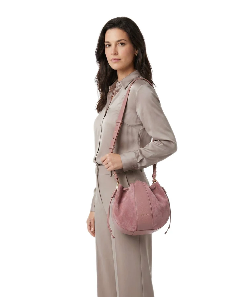 Coccinelle Boom Bucket bolso de mano winter rose