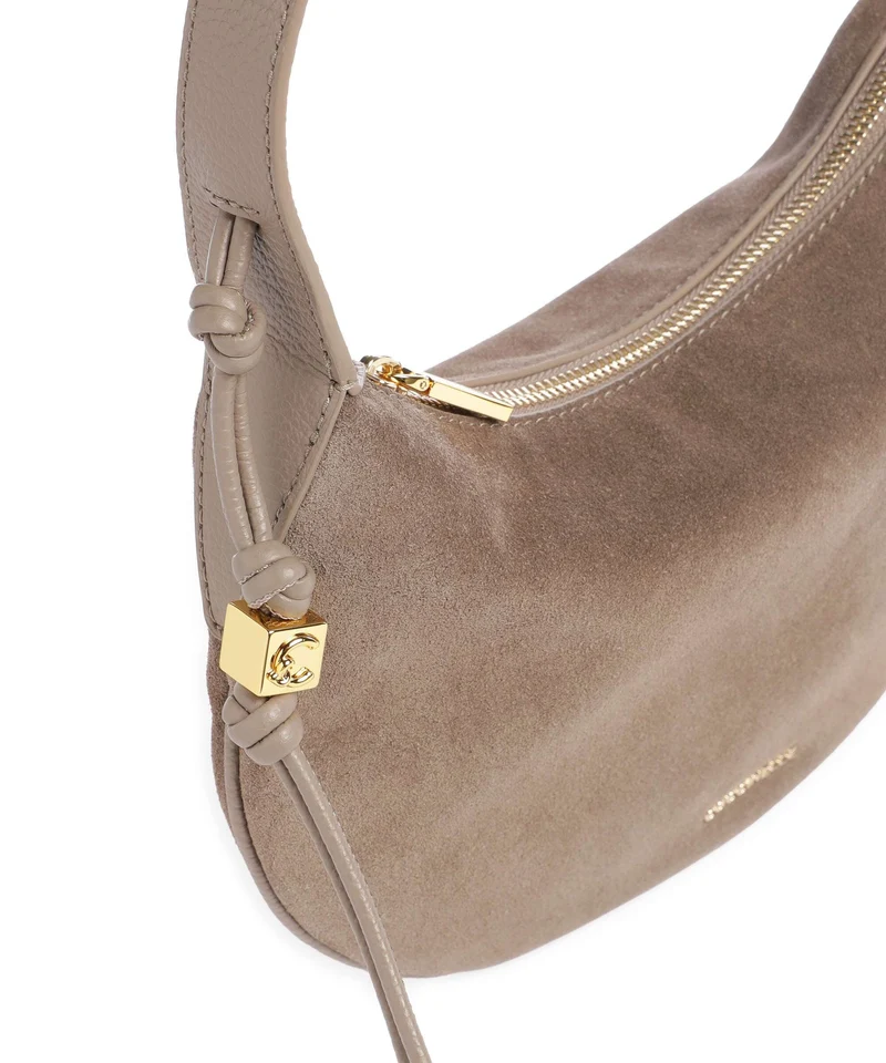 Coccinelle Thess Suede Bolso de hobo warm taupe